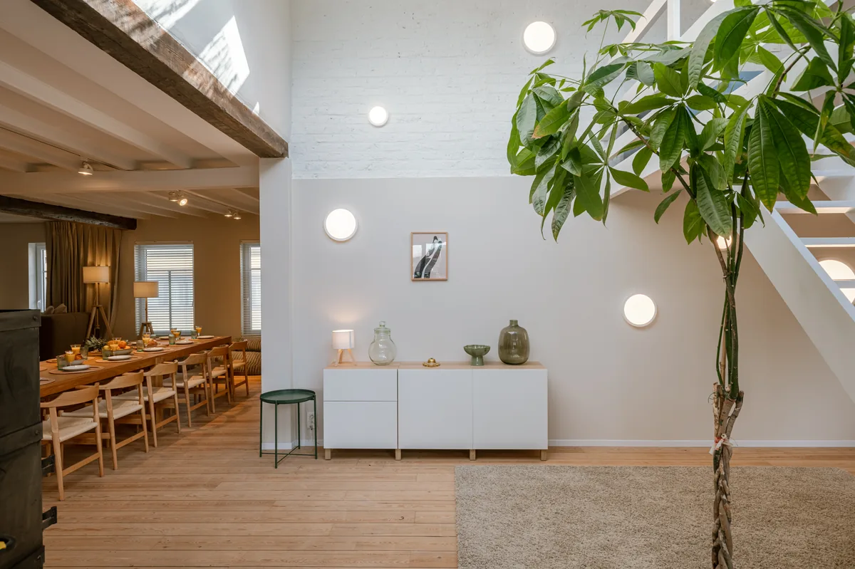 Grote eettafel voor twaalf personen in Casa Miro