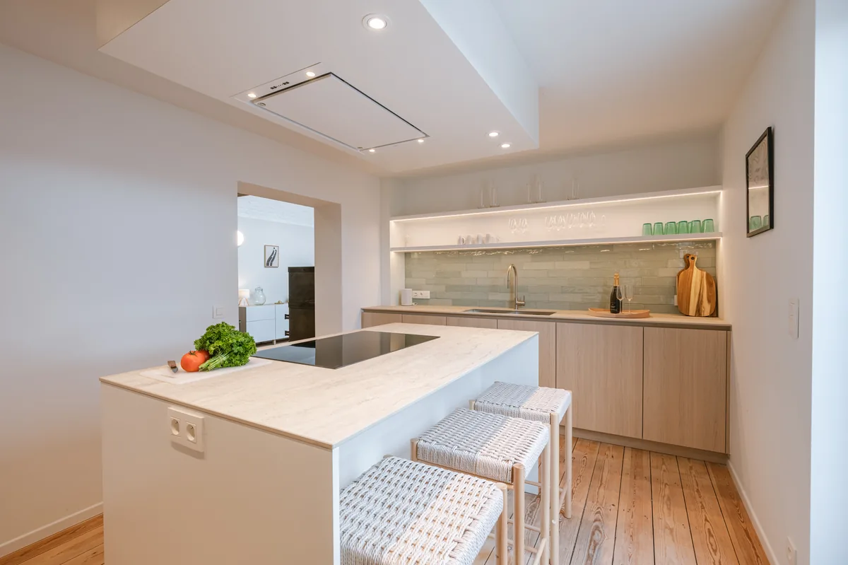 Open keuken met kookeiland