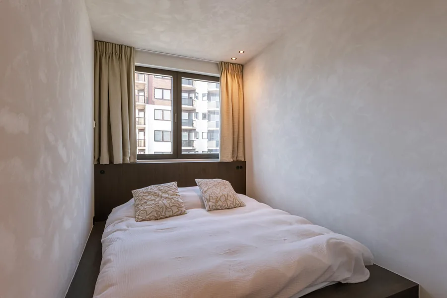 Slaapkamer met dubbele kussens